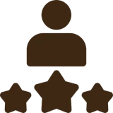 User profile with star ratings